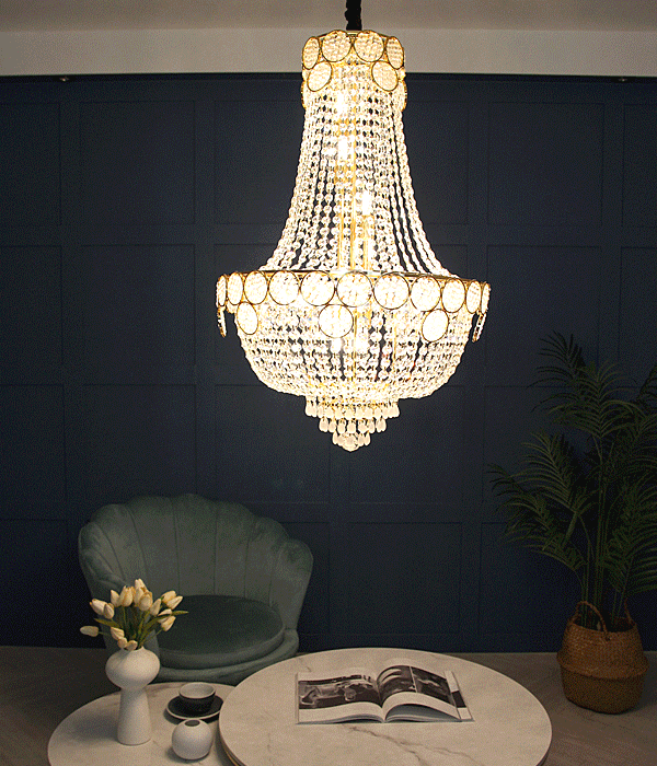 아우라 크리스탈 8등, 15등 샹들리에