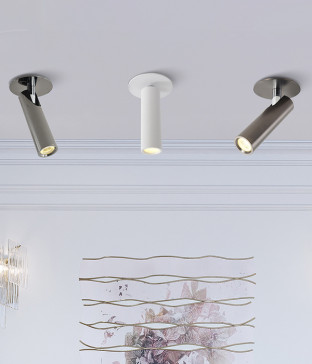 빈센트 반매입 매입등 / 화이트, 실버, 니켈